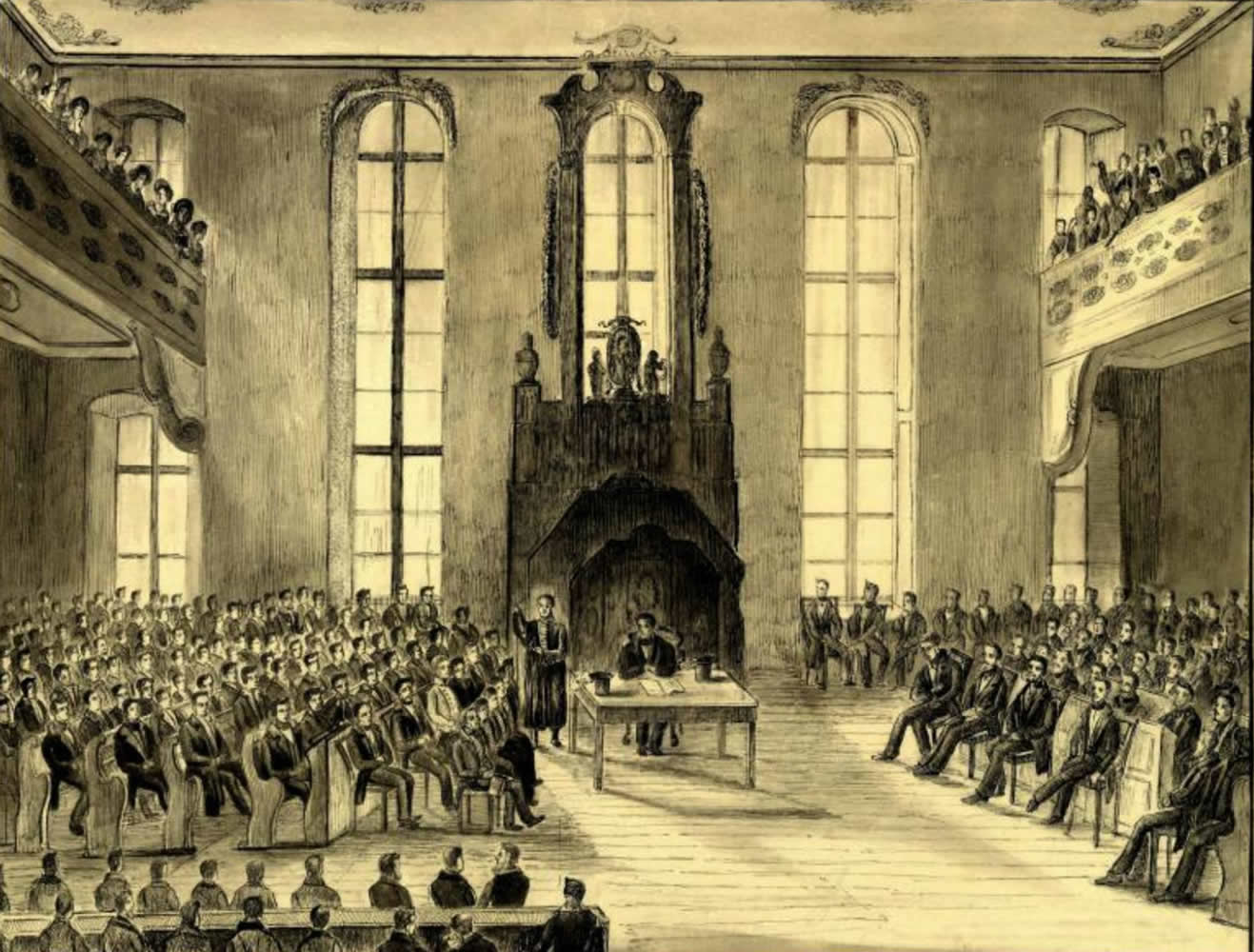 Deschiderea Academiei de Drept 1844